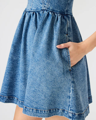 Steve Madden Meaghan Dress - Blue Heather