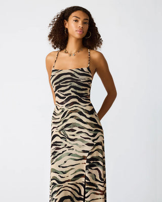 Steve Madden Adella Dress - Caramel Zebra