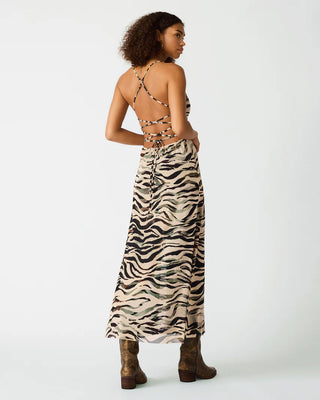 Steve Madden Adella Dress - Caramel Zebra