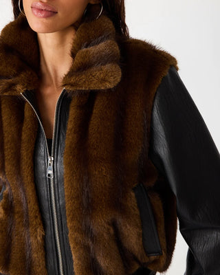 Steve Madden Ryland Jacket - Fur Print