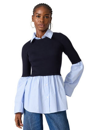 Steve Madden Lenny Knit Top - Midnight
