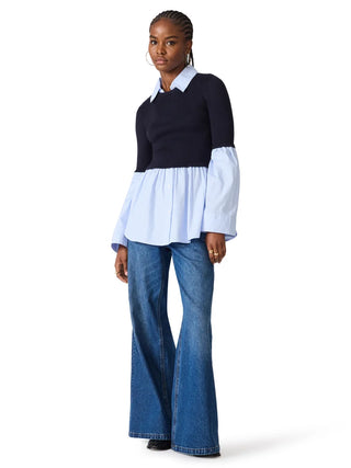 Steve Madden Lenny Knit Top - Midnight