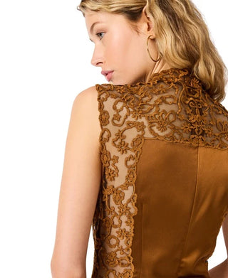Steve Madden Maribella Dress - Burnt Caramel