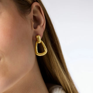 Sahara Demi Doorknocker Earring - Gold
