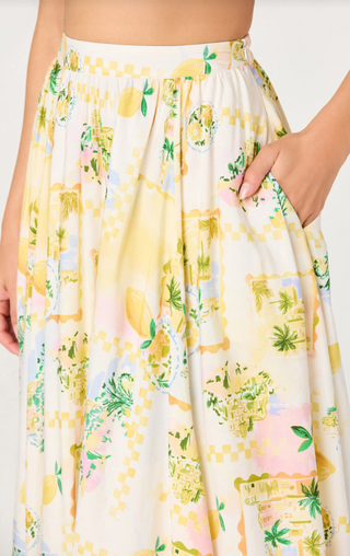 Kaleigh Skirt - Lemon Paradise