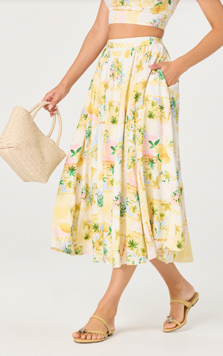 Kaleigh Skirt - Lemon Paradise