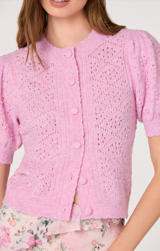 Kaydence Cardigan - Pink