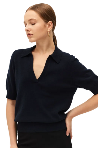 Elodie Idalia Top - Navy