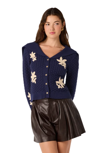 Astr Analissa Cardigan - Navy