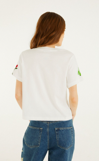 Farm Rio Relaxed T-Shirt - Off-White