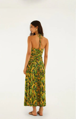 Maxi Dress - Parrots Forest Green