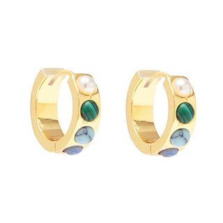 Petra Huggie Hoop - Multi