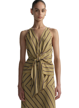 Elle Top - Curry/Ganache