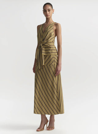 Elle Top - Curry/Ganache