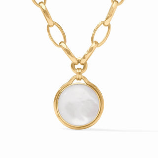 Solara Statement Necklace - Iridescent Clear Crystal