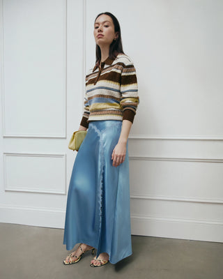 Tanya Taylor Bethany Skirt - Shadow Blue