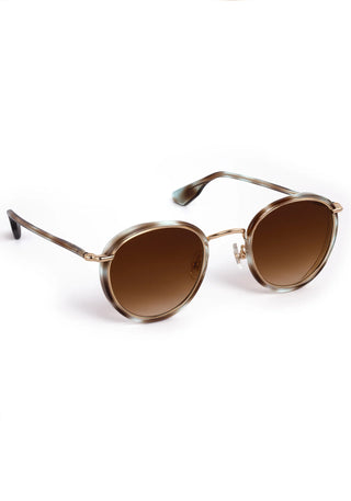 Krewe Tate - Aquamarine Tortise 18k