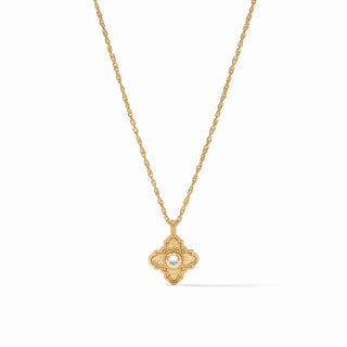 Julie Vos Malta Theodora Delicate Necklace - Gold Cubic Zirconia