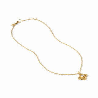 Julie Vos Malta Theodora Delicate Necklace - Gold Cubic Zirconia