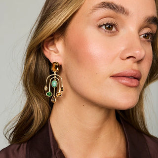 Mignonne Gavigan Vista Earrings - Gold Multi