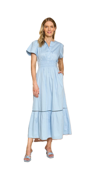 Sheridan French - Eloise Dress - Porcelain Sky