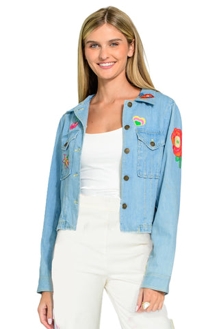 Scottie Jacket - Patched Denim