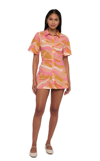 Love the Label - Sylvan Mini Dress - Pink Reverie Print