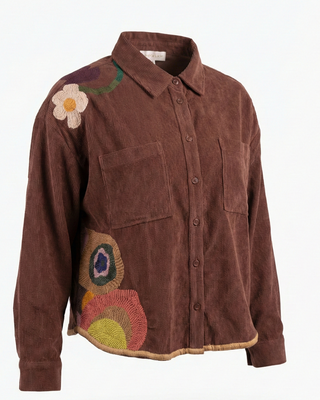 Love the Label Miracle Garden Top - Brunette Multi