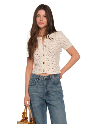 Heartloom Dana Cardi - Eggshell