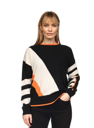Spencer Spliced Stripe Crew