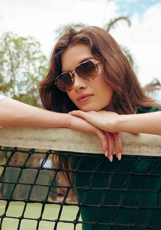 Coleman | 18K + Poppy Noir