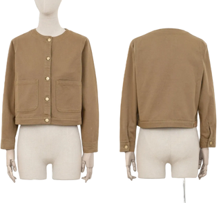 Ladies Woven Jacket - Khaki
