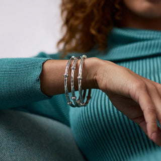 Savannah Bangle - Silver