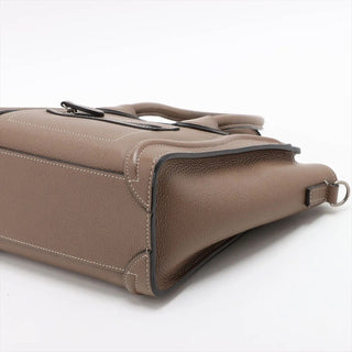 Celine Brown Nano Luggage Shopper