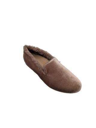 Audrey Flat - Champagne Velvet