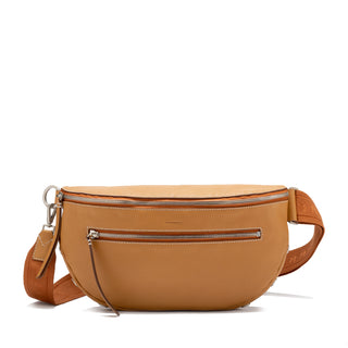 Charles Crossbody Lrg - Oak Edge/Brushed Silver