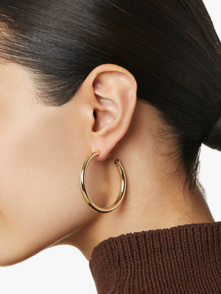 Tia Hoop Earring M - Gold