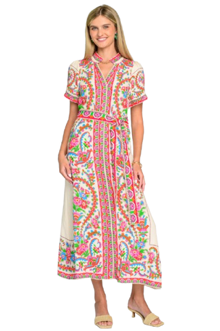 Elizabeth James Carlisle Dress - Engine Red