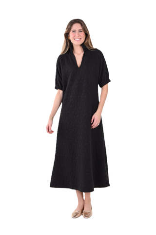 Poppy Maxi - Black Cheetah