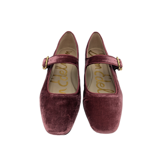 Michaela Flat Silk Velvet - Raspberry