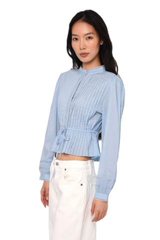 Mira Blouse - Blue Bird