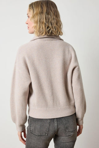 Zip Front Bomber - Quartz