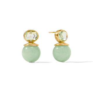 Portofino Earring - Aqua Jade