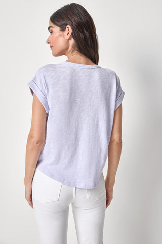 Lilla P Cuff Sleeve Boxy Top - Lilac