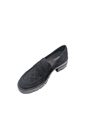 Narda Flat - Black Suede