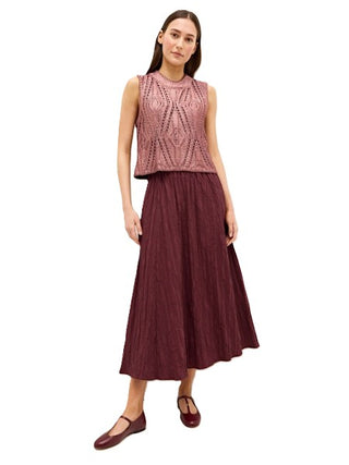 Sasha Skirt - Merlot