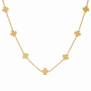 Malta Canterbury Delicate Station Necklace - Gold