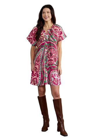 Double A Alice Dress - Chianti Paisley