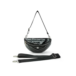Little Runaway - Black Patent/Silver