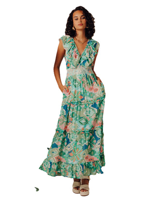 Azalea Dress - Ikat Bermuda